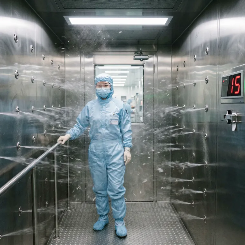 风淋室：洁净区的第一道关卡