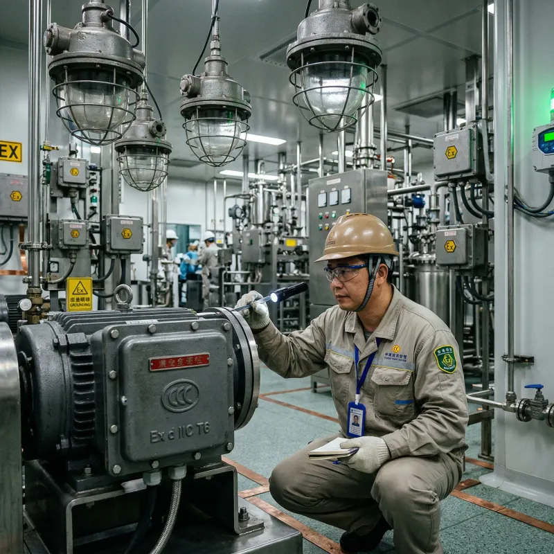 化工车间：安全防爆是第一条红线