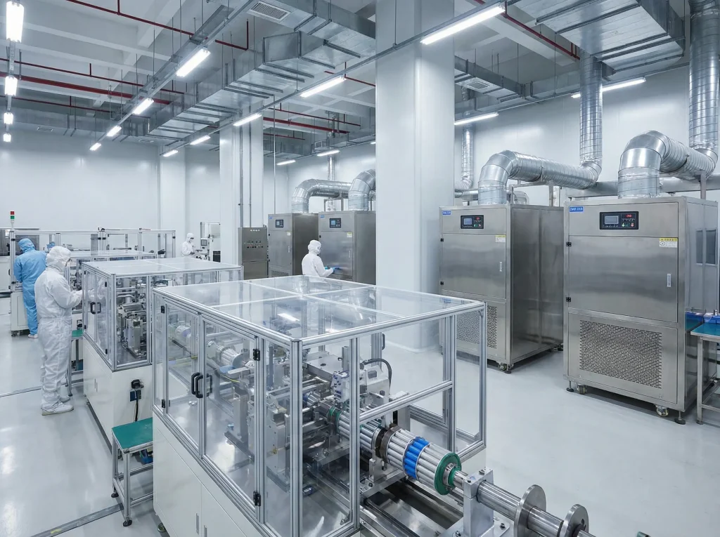 新能源锂电池制造低露点干燥房工程实景