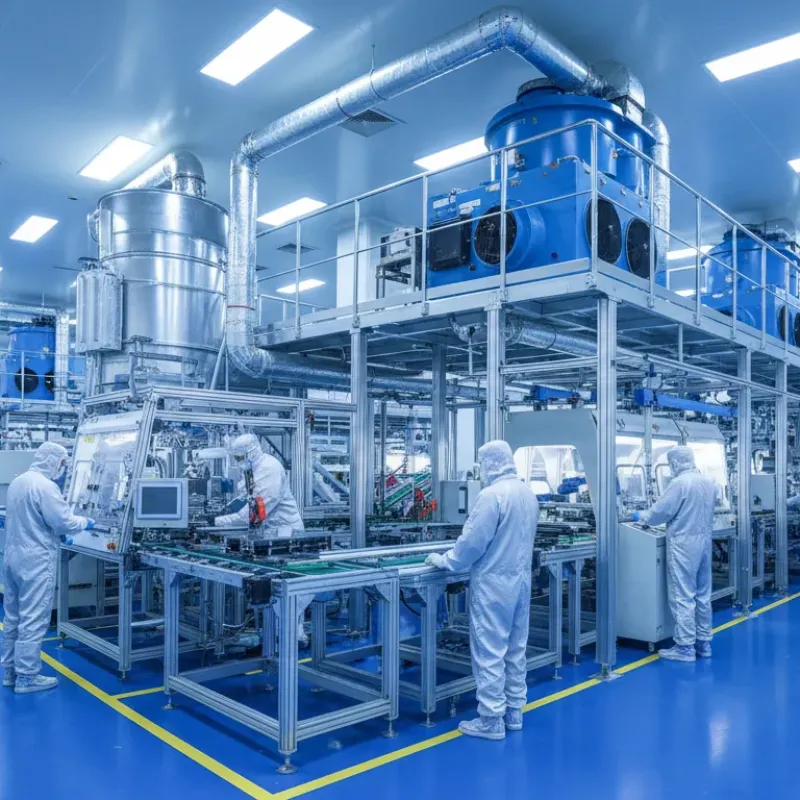 新能源/锂电车间净化案例