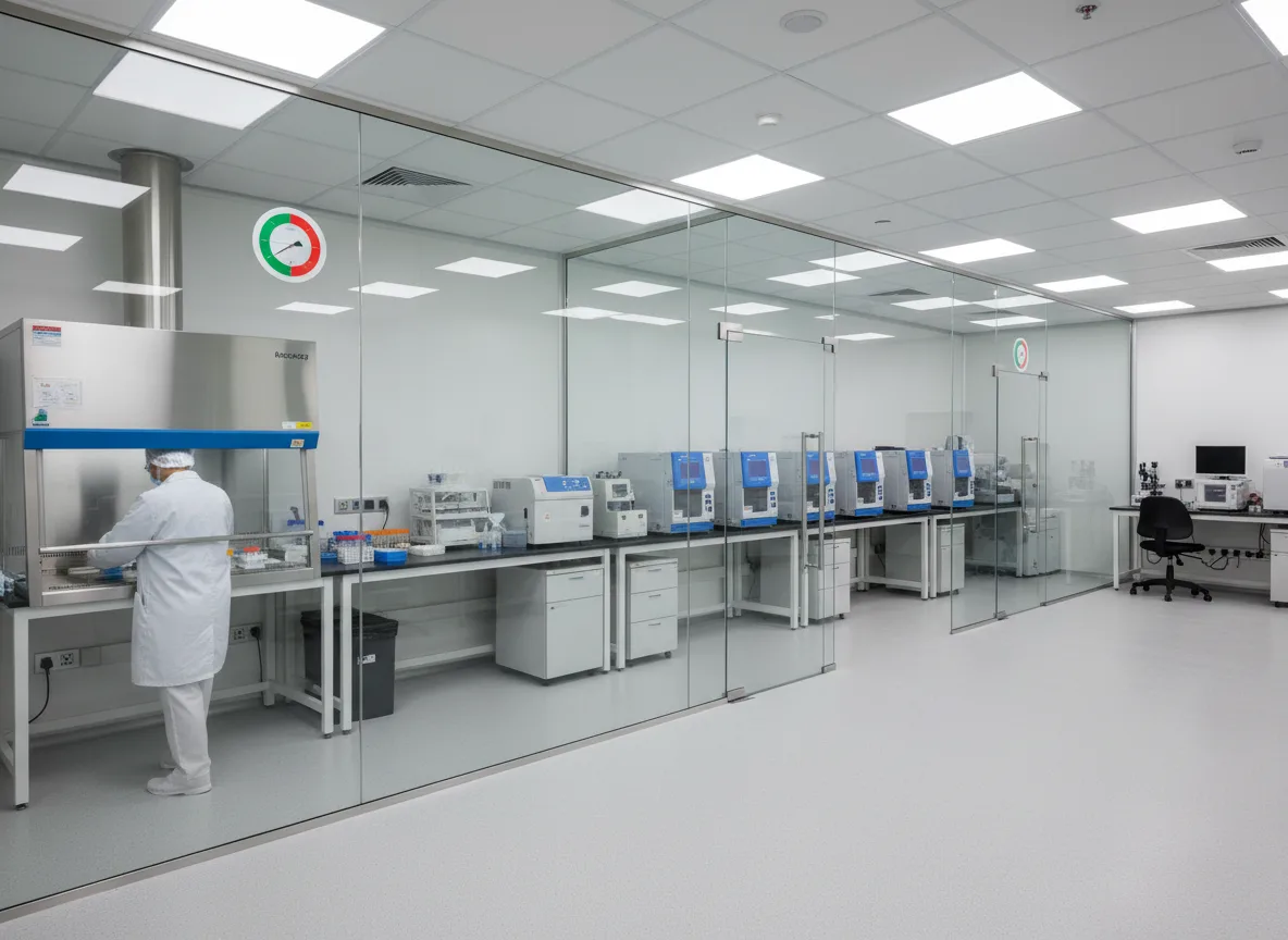 三甲医院 PCR 四区实验室