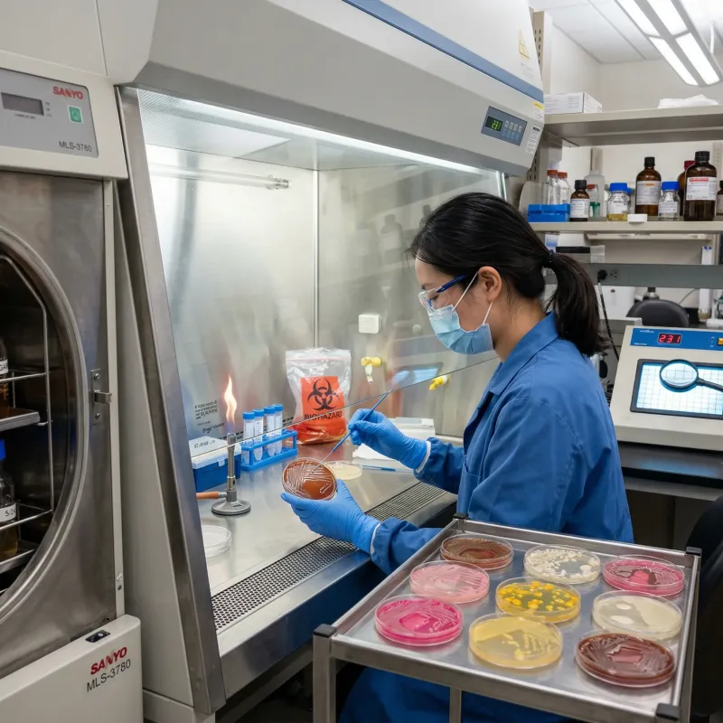 微生物实验室先看洁污分流、操作等级和灭菌流程