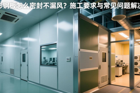彩钢板怎么密封不漏风？施工要求与常见问题解决