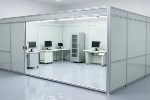 ISO 14644 取样量实战纠偏：28.3L/min 仪器在 Class 10000 车间的致命盲区 - 净化工程技术示意图