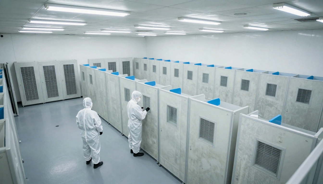 彩钢板拼接缝的隐秘风险:为何密封胶选型错误会导致洁净度持续超标 - 净化工程技术示意图