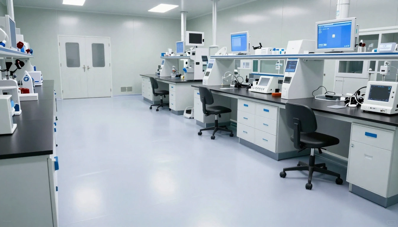 PCR实验室装修招标：基于GB 19489标准的压差梯度控制与气流组织优化方案 - 净化工程技术示意图