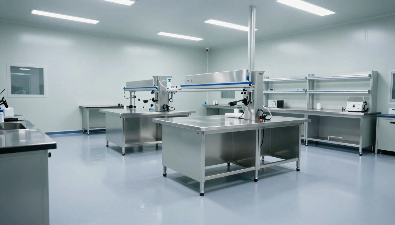 汽车实验室装修方案范本:如何根治尾气与VOC交叉污染? - 净化工程技术示意图