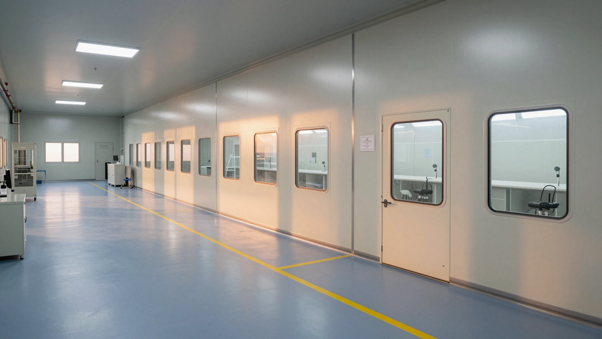 LCD液晶洁净室建设 - 核心方案:分区隔离与动态压力控制