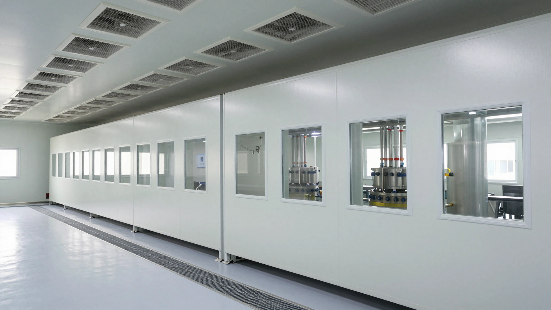 净化车间等级标准 - 悬浮粒子限值对比