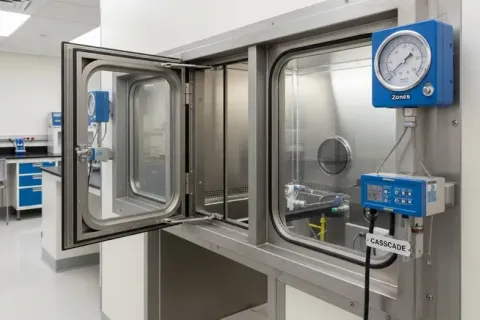 微生物实验室缓冲间、压差与传递窗怎么配？别把无菌控制做成平面示意