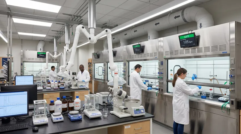 化学实验室通风设计 - 净化工程技术示意图