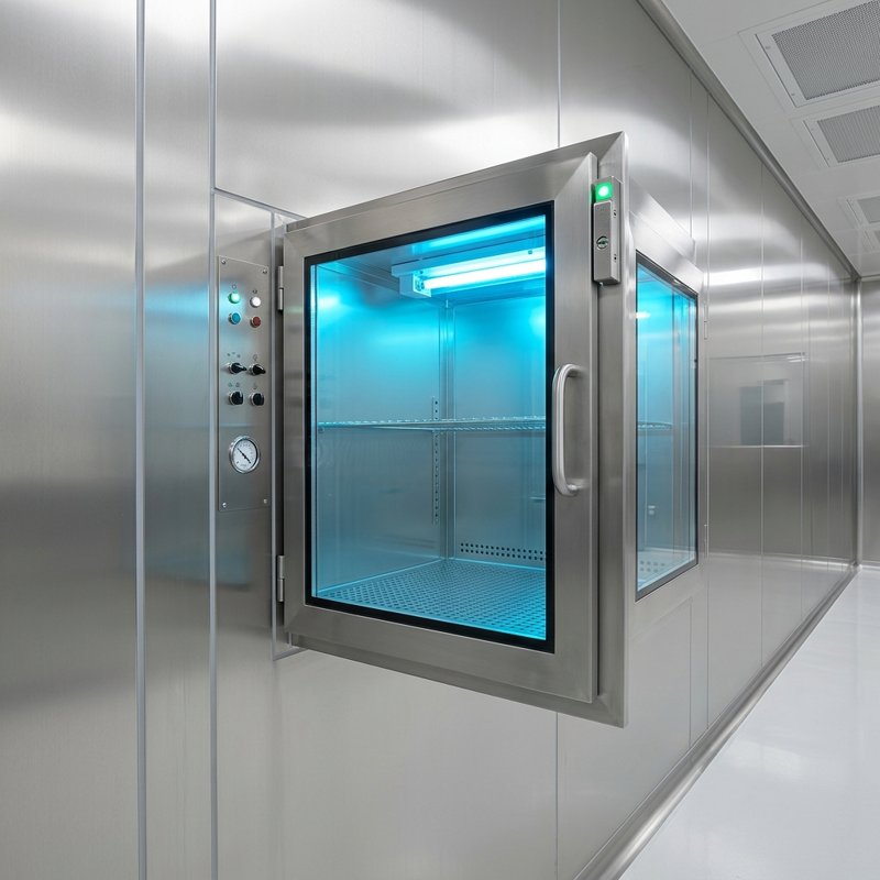 互锁层流传递窗