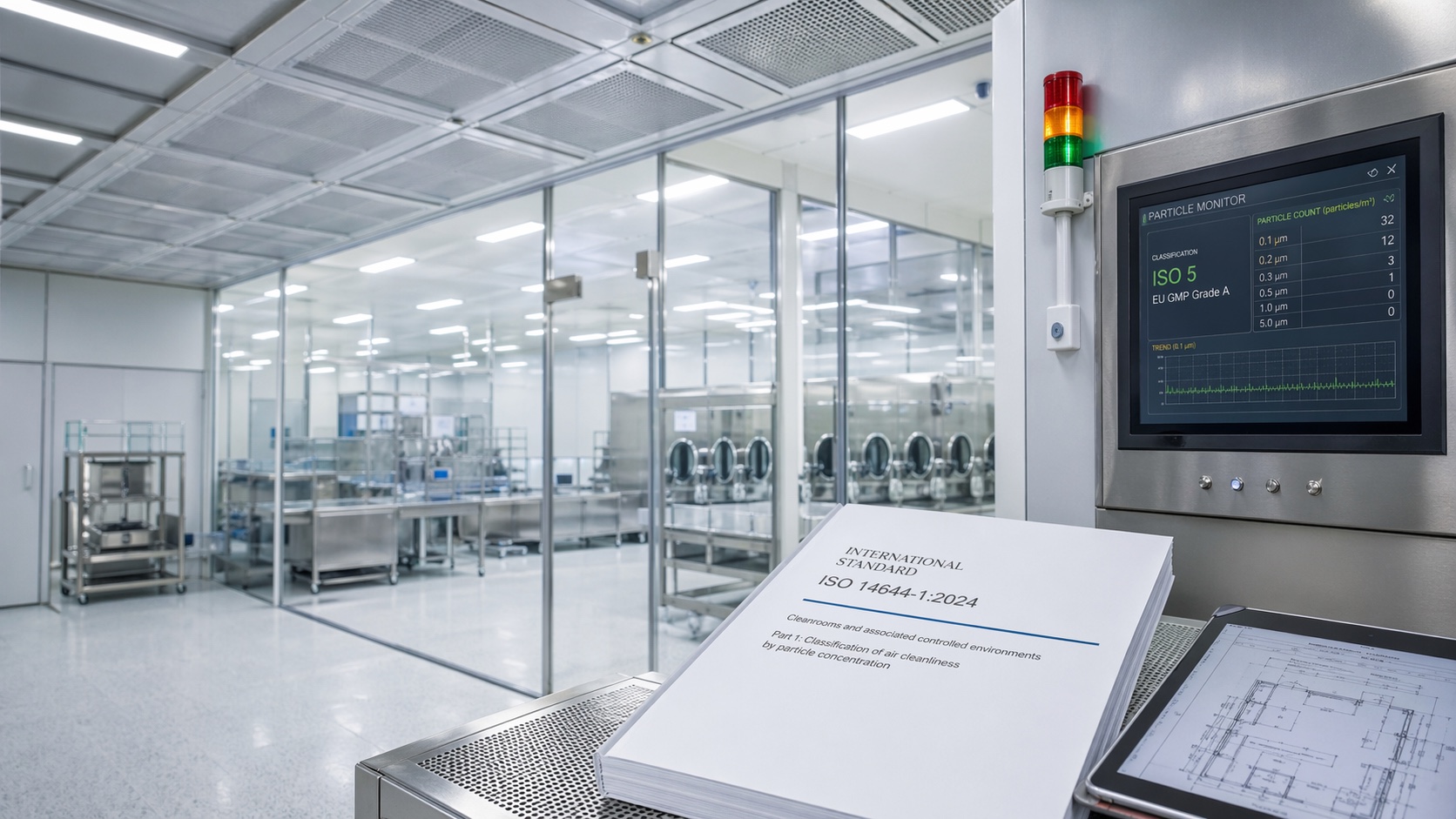 ISO 14644-1:2024洁净室等级新标准对净化工程设计的影响