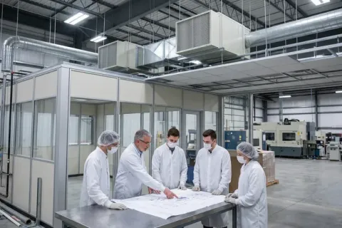 车间净化工程 - 净化工程技术示意图